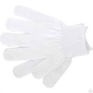 Перчатки нейлоновые белые
